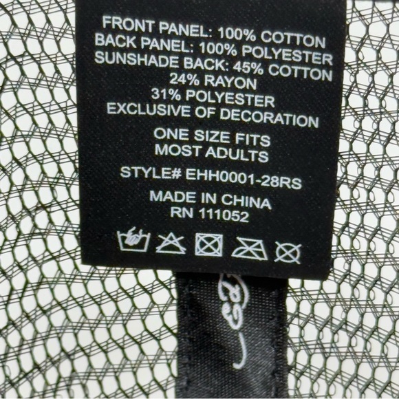 Ed Hardy Rhinestone Dragon Trucker Hat Black studs rhinestones NWT - Picture 8 of 10